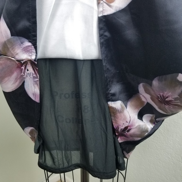 NikiiBlak Floral Fit Flare Purple Dress Sleevless - Picture 6 of 8